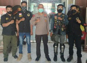 Humas Polres Muarojambi Sambut Hangat Silaturahmi Komunitas Tuna Rungu
