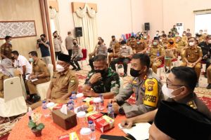 Kapolres Muarojambi Dampingi Kapolda Rakor Percepatan Vaksinasi