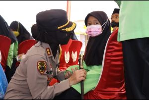 Dukung Vaksinasi Anak, Kapolres Tebo Cek Langsung ke SDN 30 Rimbo Bujang