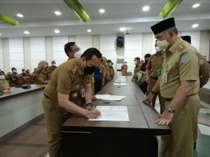 Ciptakan Tolak Ukur Kinerja, OPD Pemkot Jambi Teken Perjanjian Kerja