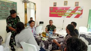 Ngobrol Santai Tentang Vaksinasi Antara Dandim 0416/Bute dengan Wartawan Tebo