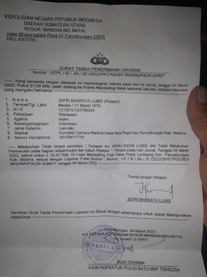 SMSI Pusat Desak Polisi Usut Kasus Penganiayaan Ketua SMSI Mandailing Natal Terkait Pemberitaan