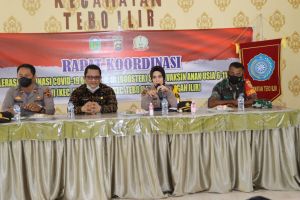 Akselerasi Vaksinasi Booster, Kapolres Tebo Gelar Rapat Koordinasi