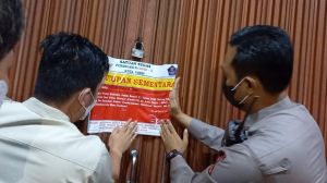 Lewati Jam Operasional, Karaoke Afgan Jambi Disegel Petugas