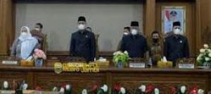 Ketua DPRD Muaro Jambi Pimpin Paripurna LKPJ Pemkab Muaro Jambi Tahun Anggaran 2021