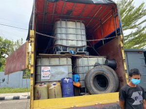 Polres Bungo Amankan Truk Membawa 12 Ribu Liter Minyak Tanah Diduga Ilegal
