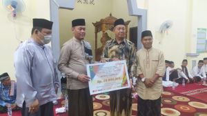 Safari Ramadhan, Bupati Sukandar Resmikan Islamic Center Mini Nurul Hikmah Tebo Ilir