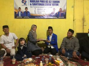 Hadiri Harla PMII ke-62, Kapolres Tebo Berikan Santunan ke Anak Yatim