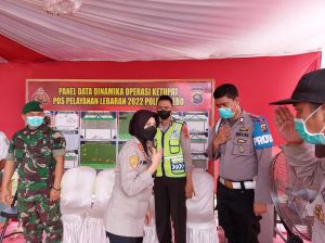 Kapolres Tebo Lakukan Supervisi di Pos Pelayanan Ops Ketupat 2022