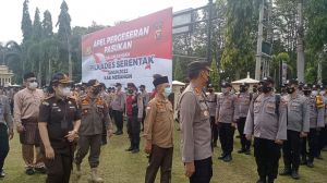 Mashuri Ikuti Apel Pasukan Pengamanan Pilkades Serentak 