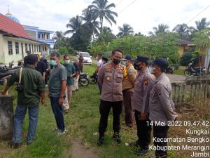 Bupati Merangin dan Kapolres Pantau Langsung Pilkades Serentak 2022