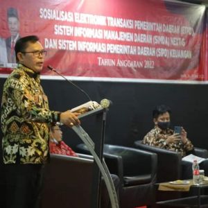 Wako Ahmadi Buka Secara Resmi Sosialisasi ETPD, SIMDA dan SIPD