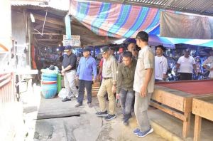 Pj. Bupati Tebo Blusukan Ke Pasar Sarinah dan Puskesmas Rimbo Bujang.