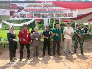 HUT Bhayangkara, Polres Batanghari Adakan Lomba Menembak