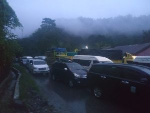 Longsor dan Pohon Tumbang, Jalan Kerinci-Bangko Macet