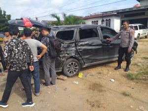 Sopir Ngantuk, Kendaraan Dinas Camat Batin XXIV Kecelakaan