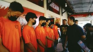 Polisi Tangkap 7 Anggota Geng Motor di Jambi, 9 Orang Masih Buron 