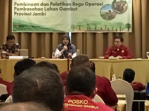 BRGM Gelar Pelatihan dan Pembinaan Regu Operasi Pembahasan Lahan Gambut Jambi 