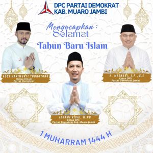 Ketua DPC Demokrat Mengucapkan Selamat Tahun Baru Islam 1444 Hijriah