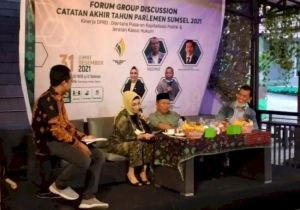 Ketua DPRD Sumsel Anita Jadi Pembicara di Forum Catatan Akhir Tahun Parlemen Sumsel 2021