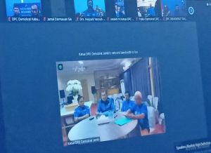 DPC Partai Demokrat Muarojambi Gelar Rakorda Virtual 