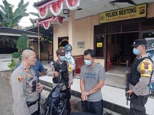 Polsek Mestong Ringkus Diduga Pelaku Curanmor