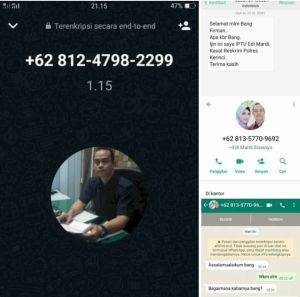 Nama Kasat Reskrim Polres Kerinci Dicatut Oknum Tak Bertanggung Jawab