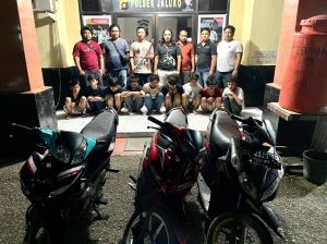 Tim Opsnal Reskrim Polres Muarojambi Berhasil Ciduk 9 Pelaku Begal