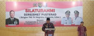 Wakil Bupati Tanjab Barat Sambut Silaturahmi Dirsimet Pusterad