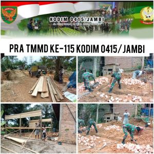 Jalan Baru Program TMMD 115 di Batanghari Pengerjaannya Sudah 45 Persen 
