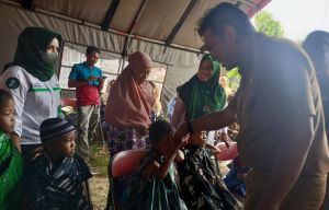 Pembukaan TMMD 115 Kodim Jambi, Puluhan Anak Ikuti Khitanan Gratis 