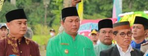 Wabup Tanjab Barat Hadiri HUT Tanjab Timur 