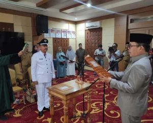 Wako Ahmadi Lantik Kepala Desa Kota Renah