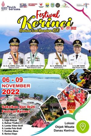 Disparbud Kerinci Sebarkan 700 Undangan Luar Jelang Festival Kerinci 