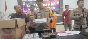 Polsek Sungaimanau Bongkar Jaringan Pencurian 200 Slop Rokok Berkelas 