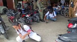 Bolos, Puluhan Pelajar Diamankan Satpol PP Kota Jambi 