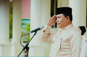 Pemkab Tanjab Barat Gelar Upacara HUT PGRI ke 77 dan HGN Tahun 2022