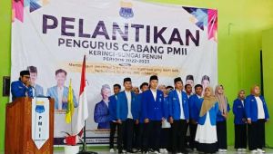Pengurus Cabang PMII Kerinci - Sungaipenuh Periode 2022-2023 Resmi Dilantik 