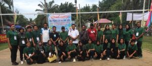 Turnamen Volly Putri Muara Danau Resmi Dibuka