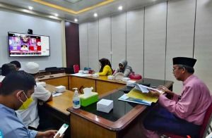 Sekda Tanjab Barat Ikuti Kegiatan FPK Secara Virtual 