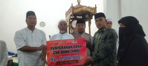 Terima Bantuan Masjid, Kades Kota Baru Ucapkan Terima Kasih Kepada Bupati Merangin 