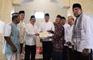Wako Ahmadi Safari Jumat ke Masjid Baitul Hidayah Tanah Kampung