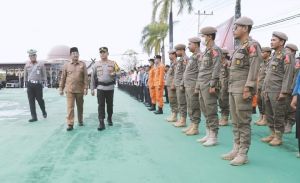 Bupati Tanjabbar Pimpin Apel Gelar Pasukan Operasi Ketupat Tahun 2023