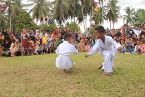 Desa Rantau Limau Manis Tutup Hari Raya Idul Fitri dengan Silek Galanggang