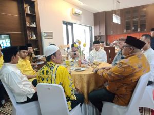 Hadiri Halal Bihalal di Kediaman Cek Endra, Ini yang Disampaikan Khalis Mustiko 