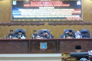 Paripurna DPRD Tanjab Barat Terkait LKPJ Bupati Tahun Anggaran 2022
