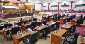DPRD Tanjabbar Paripurna Penetapan Pansus Ranperda RTRW Tahun 2023-2043