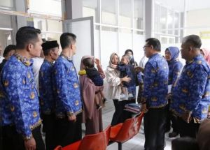 Wako Ahmadi dan Wawako Antos Tinjau Anak- Anak Terindikasi Stunting