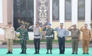 Sekda Tanjab Barat Hadiri Apel Gelar Pasukan Operasi Patuh Tahun 2023