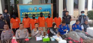 6 Tersangka Penyelundupan Baby Lobster dari Luar Provinsi Jambi Ditangkap Polres Tanjabbar